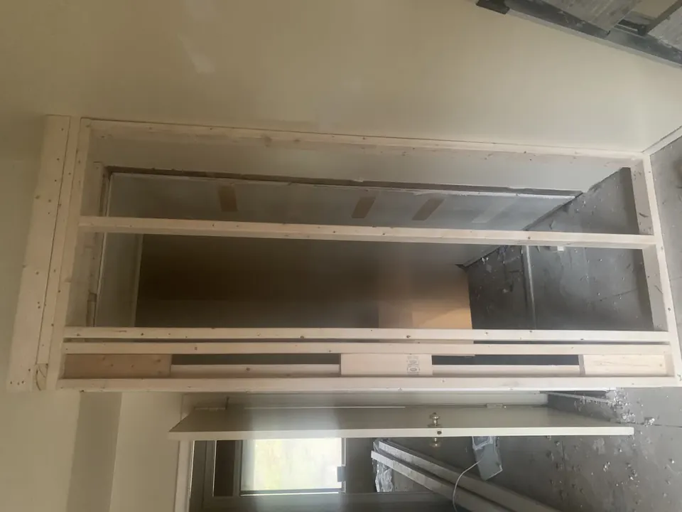 Cabinetry and carpentry: Cabinet, built-in, and interior framing work.
